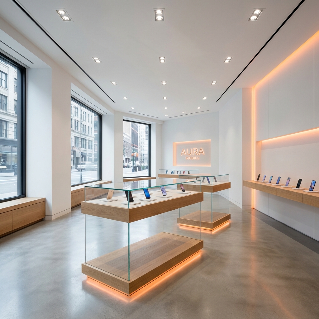 Almotahida Mobile Store Interior